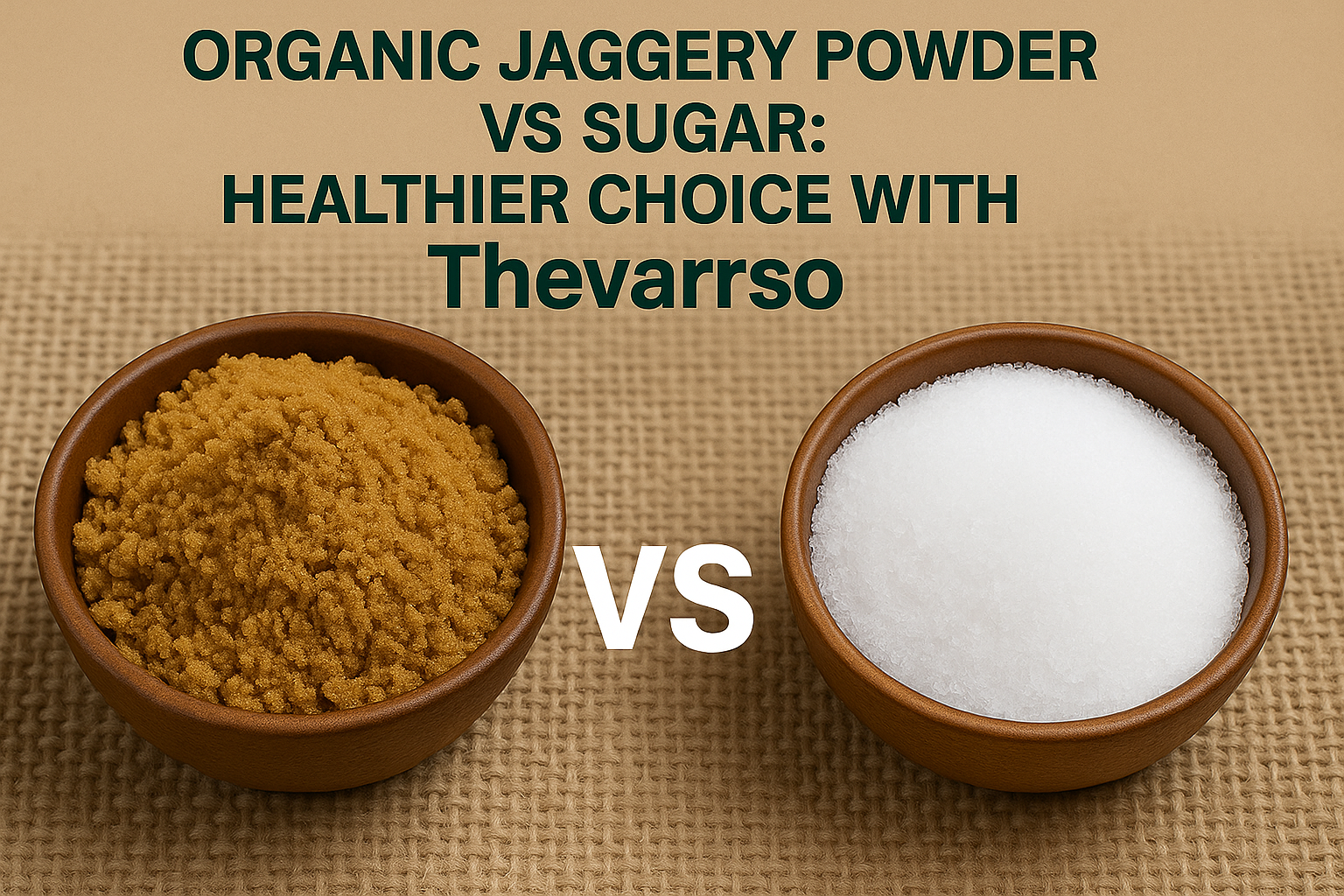 Organic Jaggery Powder vs Sugar: Healthier Choice with Thevarrso
