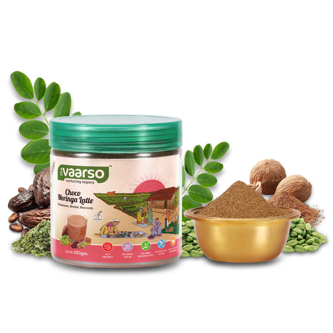 Chocolate Moringa Latte 250gm